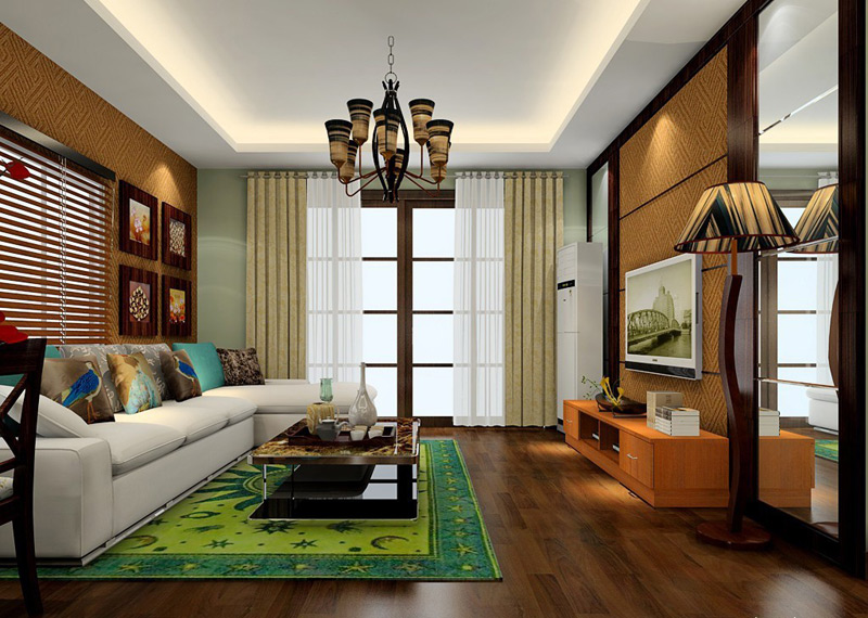 Thiết kế nội thất chung cư phong cách Nhật Bản cho phòng khách