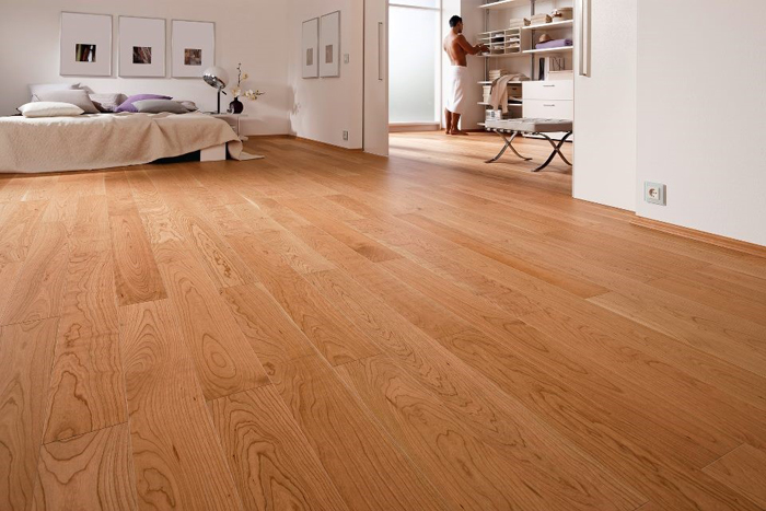 Sàn gỗ công nghiệp Thaixin có độ bền và khả năng chịu nước rất tốt