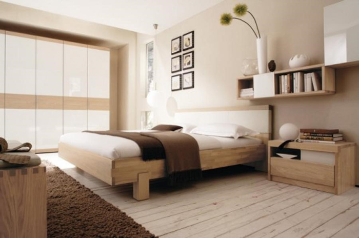 Sàn gỗ sồi rất được ưa chuộng dùng để lát sàn phòng ngủ